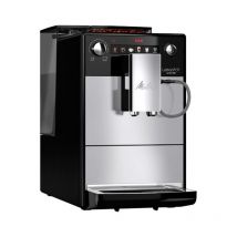 Latticia One Touch Argent, Machine à Café à Grain avec Broyeur, Silencieuse, Système Latte Perfection, Mode 1 à 2 Tasses, Automatique, F300-101,