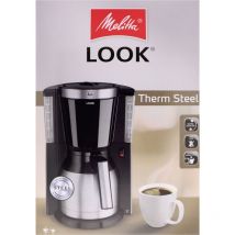Melitta - Look iv Cafetière noir Nombre de tasse=8 verseuse thermofuge Y636843