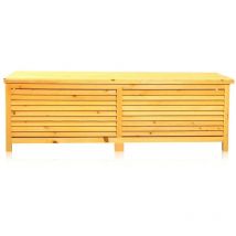 Melko Auflagenbox Holz Kissenbox Gartenbox Auflagen Truhe Gartentruhe Gerätetruhe