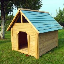 Chenil niche pour chien niche pour chien en bois, 95 cm - Melko