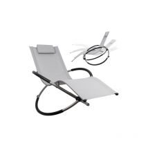 Rocking Lounger chaise longue pliable chaise longue de jardin chaise longue relax chaise longue de plage chaise longue à bascule balcon chaise longue
