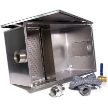 Melko - Séparateur de graisse Séparateur d'huile en acier inoxydable 40L Filtre à graisse Gastro Séparateur de graisse