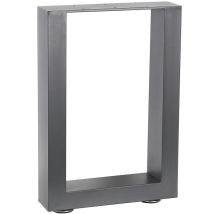 Melko - set di 2 basi da tavolo 30x43cm base grigio supporto base grigio supporto forcina in acciaio