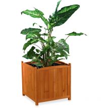 Vaso di fiori 50CM in legno stand di fiori in legno stand pianta casella di fiori fioriera vaso di fiori - Melko