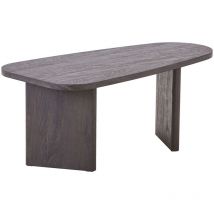 Melo table basse brun foncé.