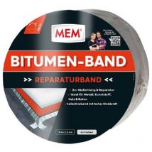 Bitumen-Dichtungsband 7,5cm x 10m – selbstklebend – UV-beständig – für Metall, Kunststoff, Holz, Beton – MEM