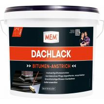 Bitumen Dachlack 10 l Deckaufstrich Isolieranstrich Abdichtung Bitumenanstrich - MEM