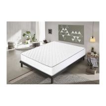 Ilovesleep - Memory Foam Matratze - Höhe 21 cm - Steifigkeit H4 - Orthopädie - Reversible Sommer und Winter 180x200