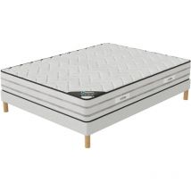 Elite Mattress - Ensemble 200x200 memoryfoam Sommier + Matelas Hauteur 25cm