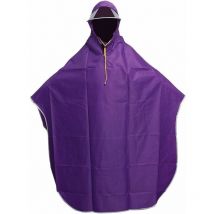 Men Women Cycling Poncho Rain Cape with Hood Windproof Waterproof Mobility Scooter Cover Outdoor Camping Mat with Transparent Hood
