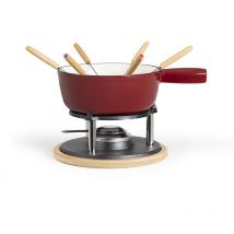 Livoo - set fondue 6 tenedores rojo - men390rc
