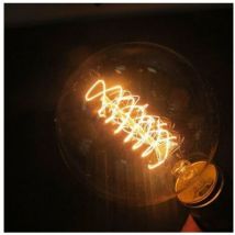 Menge von 3 Vintage Glühbirne Edison E14 G45-Spiralschlauch 2
