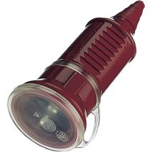 10844 Presa di sicurezza Plastica 230 v Rosso IP44 - Mennekes