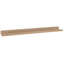 Wellhome - Well Home Mensola da parete grande colore naturale 77x10x4cm