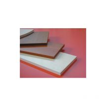 Fraschetti - mensola squadrata bianca cm. 80X40X1,8 5 pz