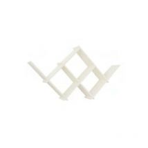 Mensola libreria fantastic da parete 6 ripiani bianco frassinato 21x70 cm