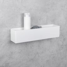 DASKE Scaffali da bagno, montaggio adesivo, bianco, BASKET (40 cm)