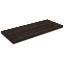 Smmo - Mensola Per Lavabo In Legno Laminato tabacco San Marco fino a 160 cm Profondità 50 cm Spessore 3,8 cm fino a 160 cm Profondità 50 cm Spessore