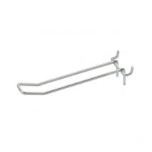 Ganci per pannello forato cm. 10 zincato