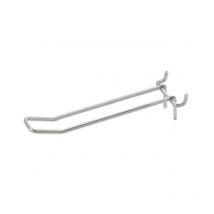 Ganci per pannello forato cm. 15 zincato