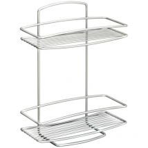 Mensola rettangolare a 2 piani serie onda - CM.26X11X35