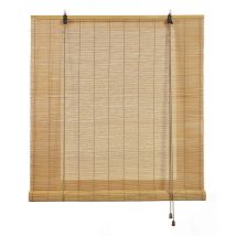 Scaffale con ruote in bambù ocra mango 60x175cm