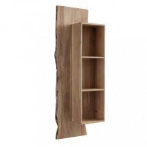 Homeness - Mensola scaffale design da interno a 3 ripiani in legno di acacia Drommer