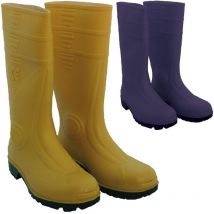 Stivali antinfortunistica da lavoro in pvc n 46 blu antiscivolo impermeabile