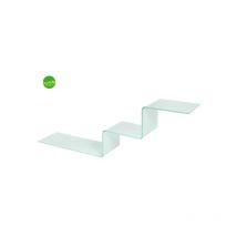 Bolis Italia - Ripiano bolis vitra step trasparente 20 x 100 x 0,8 cm