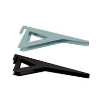 Mensole reggipiano per cremagliera - cm.40 nero portata kg.50 10 pezzi Frasan