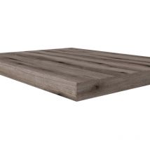 Mensolone &039LINEA&039 per lavabo D&039APPOGGIO rovere fossile Cm 80 l - 46 p - 3,8 h 2801/22 - Savinidue