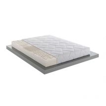 Mentor - Materasso Lattice 100% H1 singolo 90x200 Green H18 a sette zone di portanza differenziata, sdoderabile e lavabile.