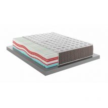 Mentor - Materasso Memory med advanced H2 singolo 80x190 Plasmatic med 3D evo H32 thermic disp. medico detraibile 10 cm di Memory, onda ad 11 zone,