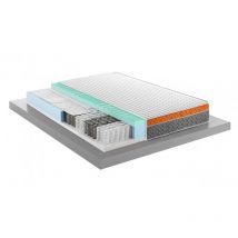 Mentor - Materasso Molle & Memory med H4 francese 140x200 Athena med 4D r evo disp. medico detraibile H26, a 9 zone di portanza differenziata,