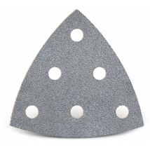 Platinum Klett-schleifblätter, 93 Mm, 6-loch, F. Deltaschleifer, Halbedelkorund (50 Stk.) K180 - Menzer