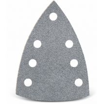 Platinum Klett-schleifblätter, 150 X 100 Mm, 7-loch, F. Deltaschleifer, Halbedelkorund (50 Stk.) K150 - Menzer