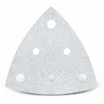 White Klett-Schleifblätter, 82 mm, 6-Loch, f. Deltaschleifer, Normalkorund (50 Stk.) K40 - Menzer