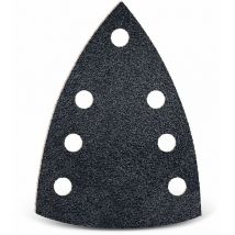Black Klett-Schleifblätter, 150 x 100 mm, 7-Loch, f. Deltaschleifer, Siliciumcarbid (50 Stk.) K80 - Menzer