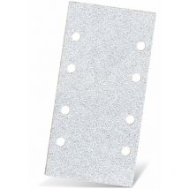 Menzer - White Klett-Schleifblätter, 186 x 93 mm, 8-Loch, f. Schwingschleifer, Normalkorund (50 Stk.) K40