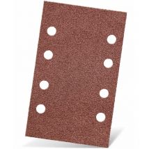 Menzer - Red Klett-Schleifblätter, 133 x 80 mm, 8-Loch, f. Schwingschleifer, Normalkorund (50 Stk.) K120