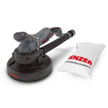 Menzer - Levigatrice per Muri tbs 225 av con Aspirazione Integrata, Levigatrice Compatta per una Levigatura Quasi Priva di Polvere, incluso Set di