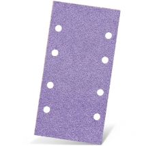 Purple hd Klett-Schleifblätter, 186 x 93 mm, 8-Loch, f. Schwingschleifer, Keramik-Mix (50 Stk.) K240 - Menzer