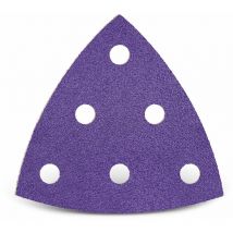 MENZER Titanium HD Carte abrasive velcrate, 93 mm, 6 fori, p. Levigatrici a delta (50 Pz.) G100