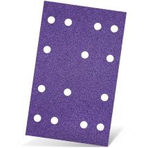 MENZER Titanium HD Klett-Schleifblätter, 133 x 80 mm, 14-Loch, f. Schwingschleifer, Keramik-Mix (50 Stk.) K800