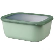 Mepal - Cirqula tarro multiusos rectangular - 3000 ml - Salvia Nórdica