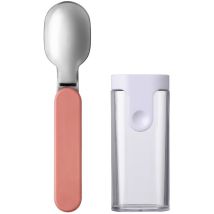 Cuchara Plegable Ellipse - Cuchara Reutilizable Para Llevar - Cuchara Plegable Para Yogur - Cubiertos De Viaje - Incluye Estuche - Acero Inoxidable - 
