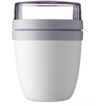 Pot à lunch Mepal Ellipse 500+200 ml Blanc nordique