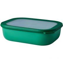 Multi Bowl Cirqula Rectangular - Contenitori Plastica con Coperchio - Adatto come Contenitore Ermetico per Frigo, Microonde, Congelatore da Portata