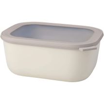 Multi Bowl Cirqula Rettangolare 3000 Ml - Bianco Nordico - Mepal