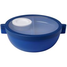 Mepal - Portapranzo bento Vita - Vasche rimovibili - Contenitore extra con coperchio, portacomdimento e vassoio - Bento box - Porta pranzo per